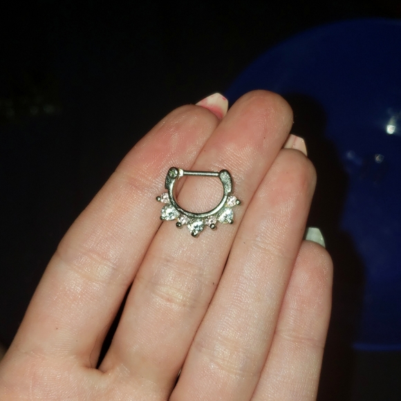 Septum Clicker (Pink&White) - Picture 3 of 5